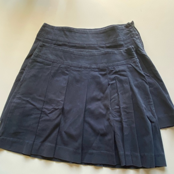 2 Children's Place Navy Uniform Skirts Size 16 - Picture 2 of 9